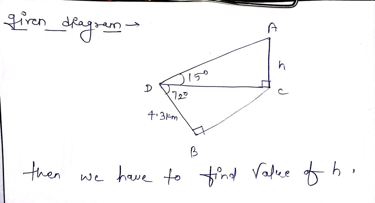 Trigonometry homework question answer, step 1, image 1